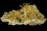 Selenite Crystal Cluster (Fluorescent) - Peru #108622-2